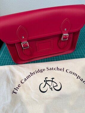Cambridge Satchel 13" Poppy Red Leather NWOT